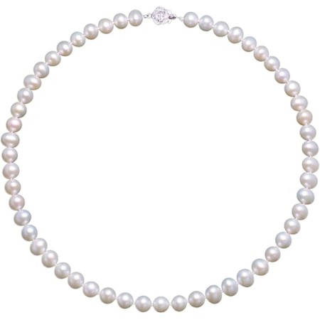 VIKI LYNN Pearl Necklace 6-7mm Freshwater Cultured Pearls 925 Sterling Silver 18inch