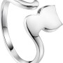 Sterling Silver Rings Cute Cat Tail Ring for Women Ring Size 4.5 - VIKI LYNN