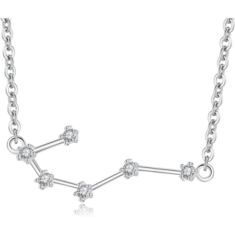 VIKI LYNN Zodiac Constellation Necklace Horoscope Jewelry for Women (Style: Cancer) VIKI LYNN Zodiac Constellation Necklace Horoscope Jewelry for Women (Style: Cancer)