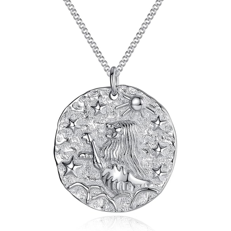 VIKI LYNN Zodiac Constellation Necklace 925 Sterling Silver Horoscope Jewelry for Women (Style: Leo) VIKI LYNN Zodiac Constellation Necklace 925 Sterling Silver Horoscope Jewelry for Women (Style: Leo)