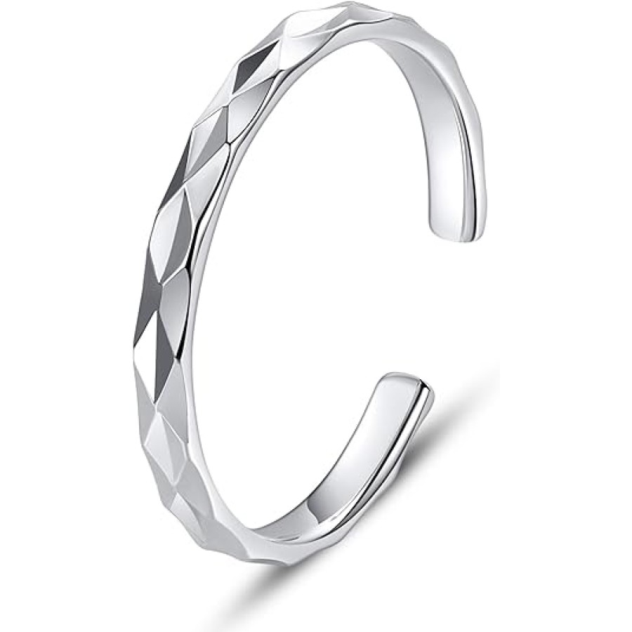 VIKI LYNN Adjustable Open Knuckle Rings Joint Tail Ring 925 Sterling Silver Pinky Finger Stackable Ring for Women VIKI LYNN Adjustable Open Knuckle Rings Joint Tail Ring 925 Sterling Silver Pinky Finger Stackable Ring for Women