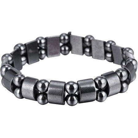 VIKI LYNN Hematite Powerful Metal Magnetic Therapy Bracelet