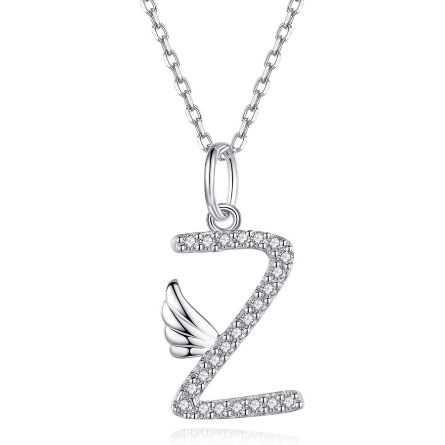 VIKI LYNN Initial Letter Pendant Necklace Cubic Zirconia 26 Capital Personlized Necklace Jewelry for Wome VIKI LYNN Initial Letter Pendant Necklace Cubic Zirconia 26 Capital Personlized Necklace Jewelry for Wome