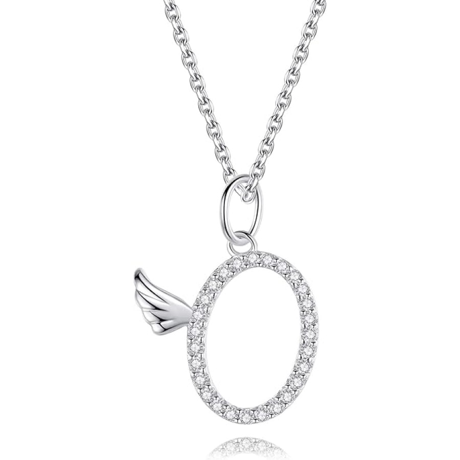 VIKI LYNN Initial Letter Pendant Necklace Cubic Zirconia 26 Capital Personlized Necklace Jewelry for Wome VIKI LYNN Initial Letter Pendant Necklace Cubic Zirconia 26 Capital Personlized Necklace Jewelry for Wome