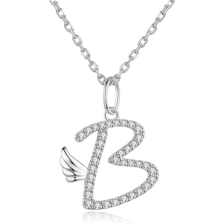 VIKI LYNN Initial Letter Pendant Necklace Cubic Zirconia 26 Capital Personlized Necklace Jewelry for Wome