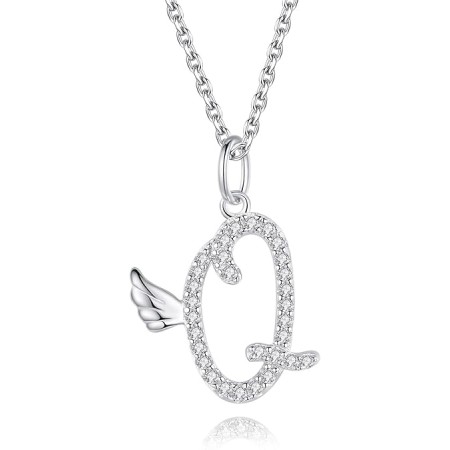 VIKI LYNN Initial Letter Pendant Necklace Cubic Zirconia 26 Capital Personlized Necklace Jewelry for Wome