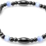 VIKI LYNN 2Pcs Magnetic Bracelet Hematite Therapy Bracelet