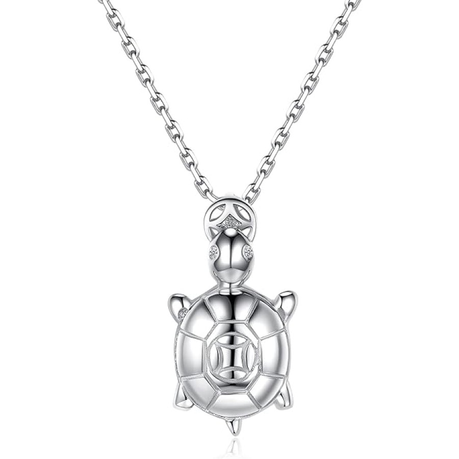 VIKI LYNN 925 Sterling Silver Sea Turtle Pendant Necklace Jewelry for Women VIKI LYNN 925 Sterling Silver Sea Turtle Pendant Necklace Jewelry for Women