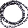 VIKI LYNN Magnetic Hematite Ankle Bracelet Anklet, 9.5" - 2 Anklet+2 Bracelet