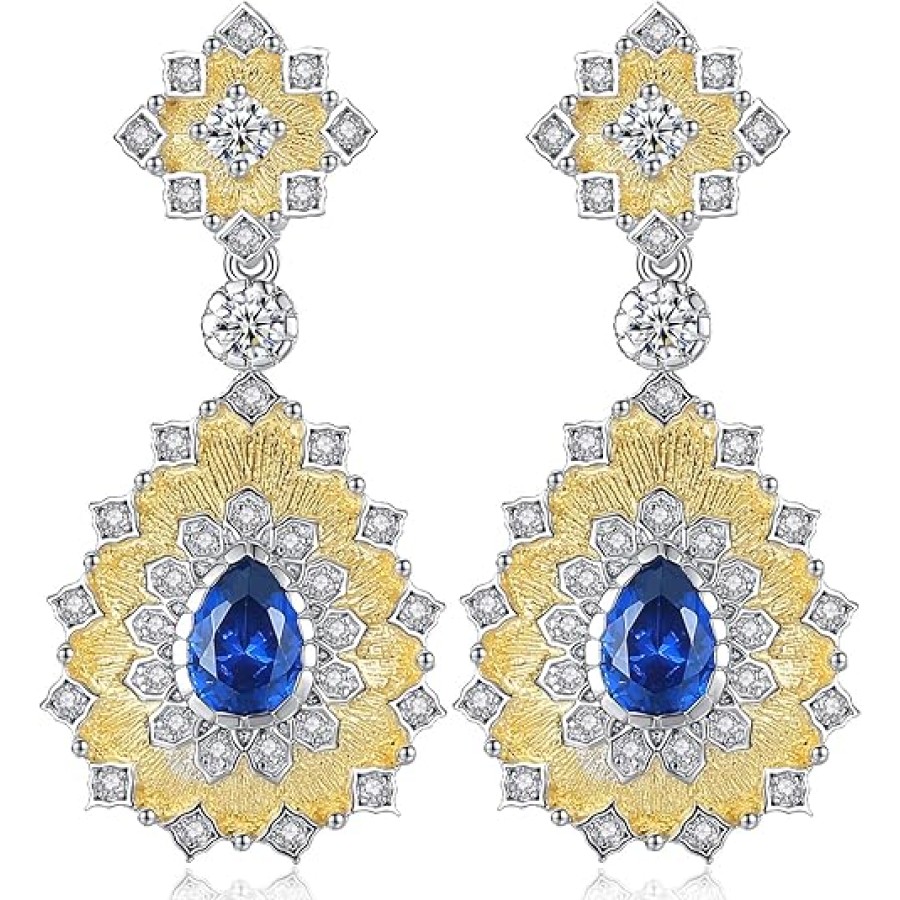 VIKI LYNN Statement Earrings for Women Dangle Teardrop Chandelier Earrings VIKI LYNN Statement Earrings for Women Dangle Teardrop Chandelier Earrings